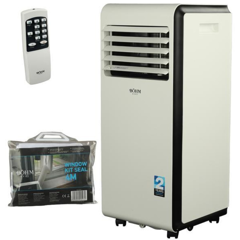 Condiționer portabil BOHM BA-010F + Set KIT Etansare Geam 4m