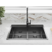 Chiuvetă din oțel inoxidabil BOHM HM 78x49D 21,5 cm Nano-Black