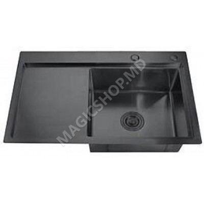 Мойка из нержавеющей стали BOHM HM 78x49R 21,5 cm Nano-Black