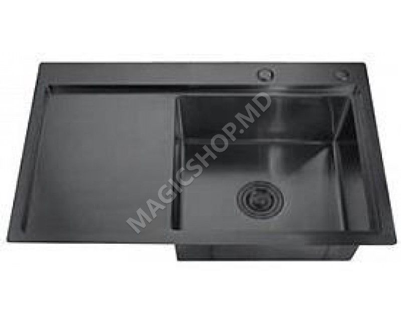 Мойка из нержавеющей стали BOHM HM 78x49R 21,5 cm Nano-Black