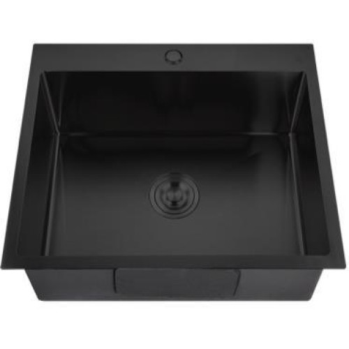 Chiuvetă din oțel inoxidabil BOHM HM 50x45 21,5 cm Nano-Black