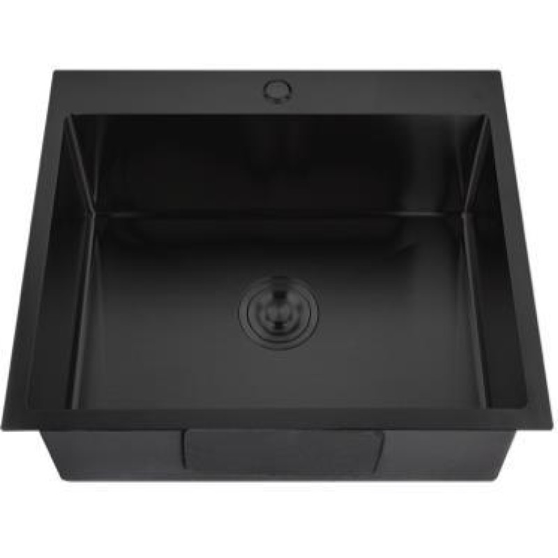Chiuvetă din oțel inoxidabil BOHM HM 50x45 21,5 cm Nano-Black