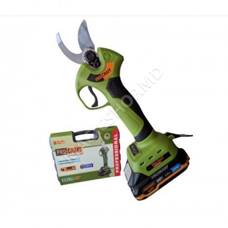 Foarfecă de grădinărit fără fir Procraft ES28Li