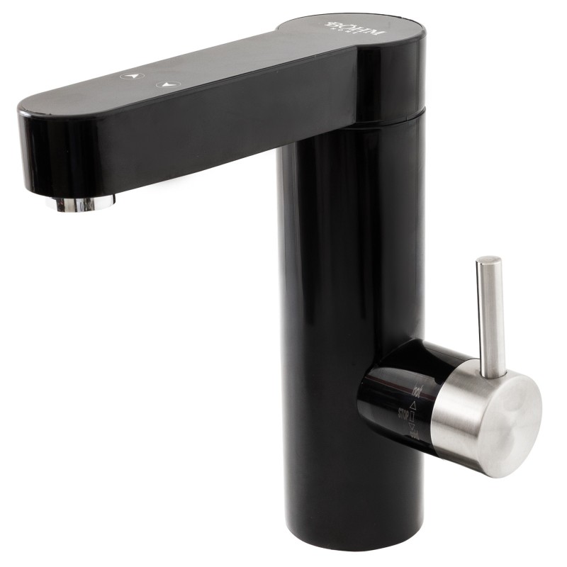 Robinet - Încălzitor electric Negru, Compact cu afisaj digital BÖHM BY-8E-1B