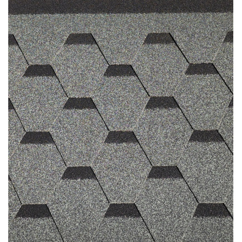 Țigla bituminoasă AxoDach HEXA Gray smoke