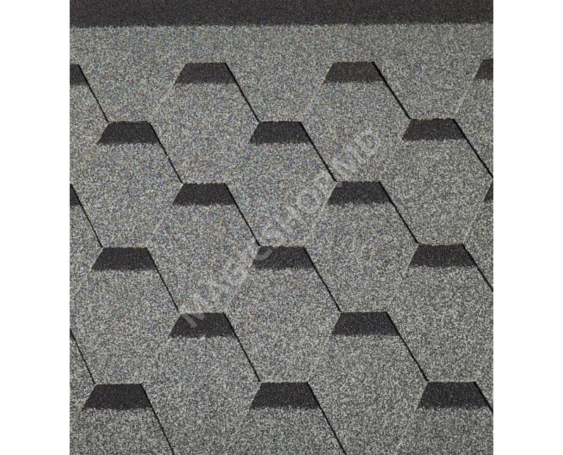 Țigla bituminoasă AxoDach HEXA Gray smoke
