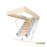 Scara mansarda ECO+ Metal ST, H-2.8м, 60/70×110см