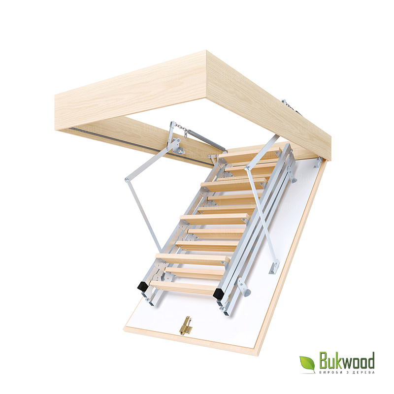 Scara mansarda ECO+ Metal ST, H-2.8м, 60/70×110см