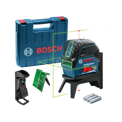 Лазерный уровень Bosch GCL 2-15 G зеленый 15 м 4,5 В IP54