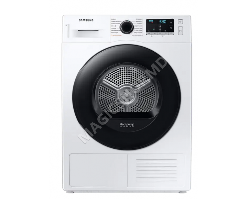 Masina de uscat rufe Samsung DV90TA040AE/UA, 9kg, Alb