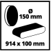 Mașină de șlefuit TC-US 380 380 W 220 - 240 V 1500 rot/min Einhell