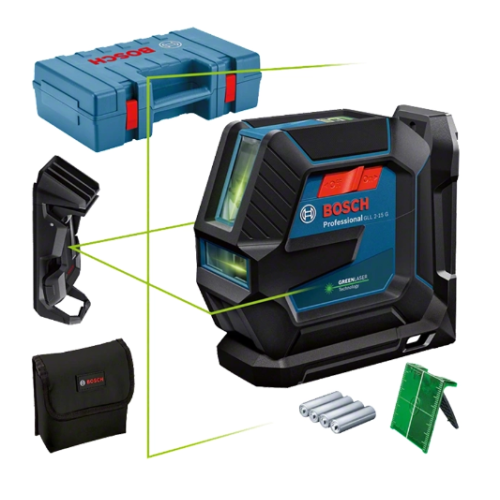 Nivelă cu laser GLL 2-15 G Verde 15 m IP64 Bosch