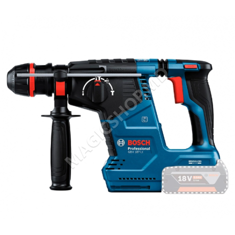 Ciocan rotopercutor (fără acumulator) Bosch GBH 187-LI 18 V 2.4 J 0 - 4350 percuții/min