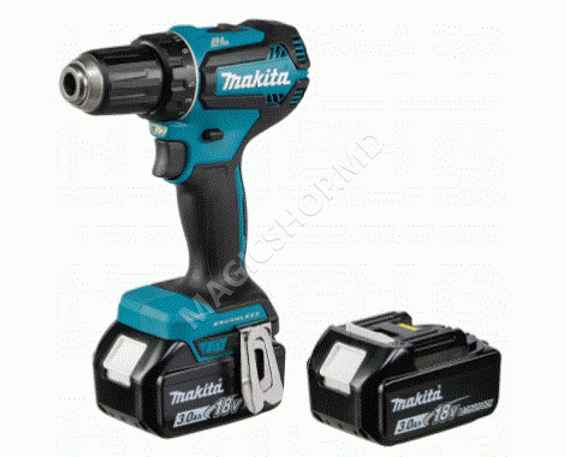 Дрель-шуруповерт DDF485RFJ 50 Нм 3.0 Ач 18 В 500 - 1900 об/мин Makita
