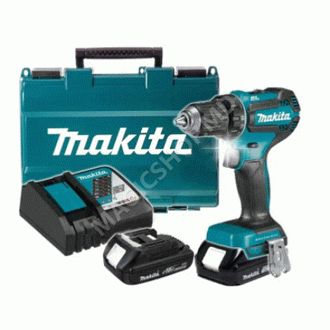 Дрель-шуруповерт DDF485RFJ 50 Нм 3.0 Ач 18 В 500 - 1900 об/мин Makita