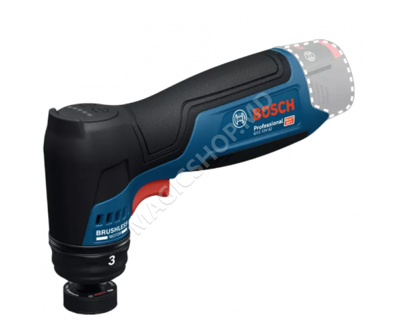 Șlefuitor cu vibrații pe acumulator (fără acumulator) GSS 12V-32 32 mm 12 V 0 - 8000 rot/min Bosch