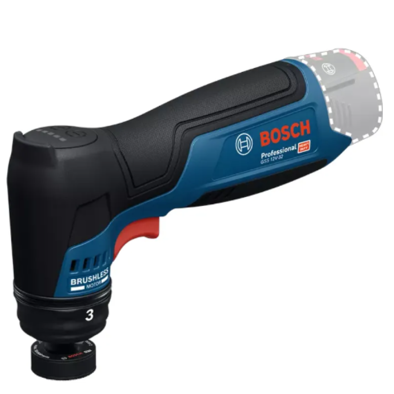 Șlefuitor cu vibrații pe acumulator (fără acumulator) GSS 12V-32 32 mm 12 V 0 - 8000 rot/min Bosch