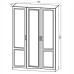Dulap combinat Liverpool nr. 15 (cu oglinda) 3D
