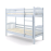Pat din lemn natural Mebigr 80 x 200 (2x nivel) 