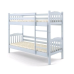 Pat din lemn natural Mebigr 80 x 200 (2x nivel) 