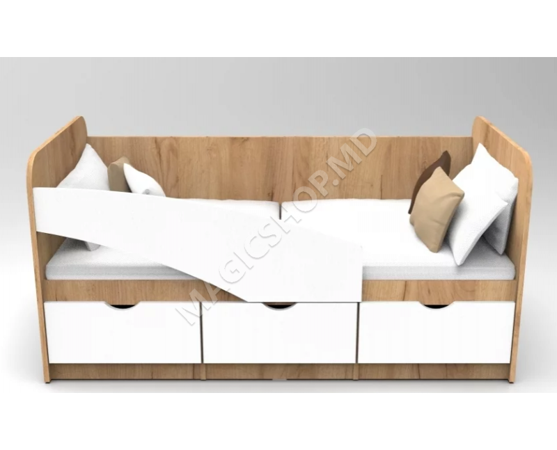 Кровать ЮНИОР 1 (80 х 160) с бортиком