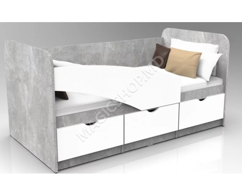 Кровать ЮНИОР 1 (80 х 180) с бортиком