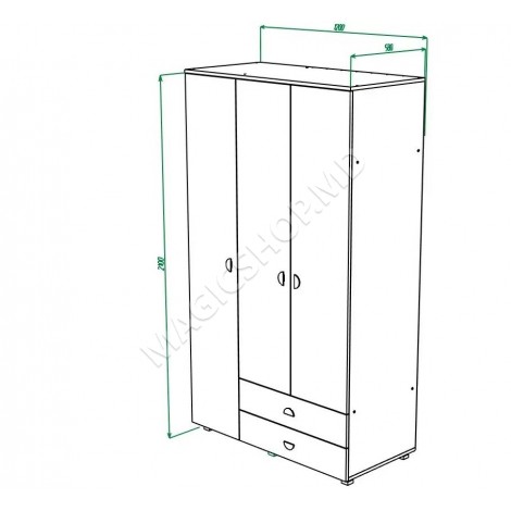 Шкаф 1200 Рио № 2 