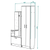 Unitate de hol ML - 4 Var. 2 142x212 cm
