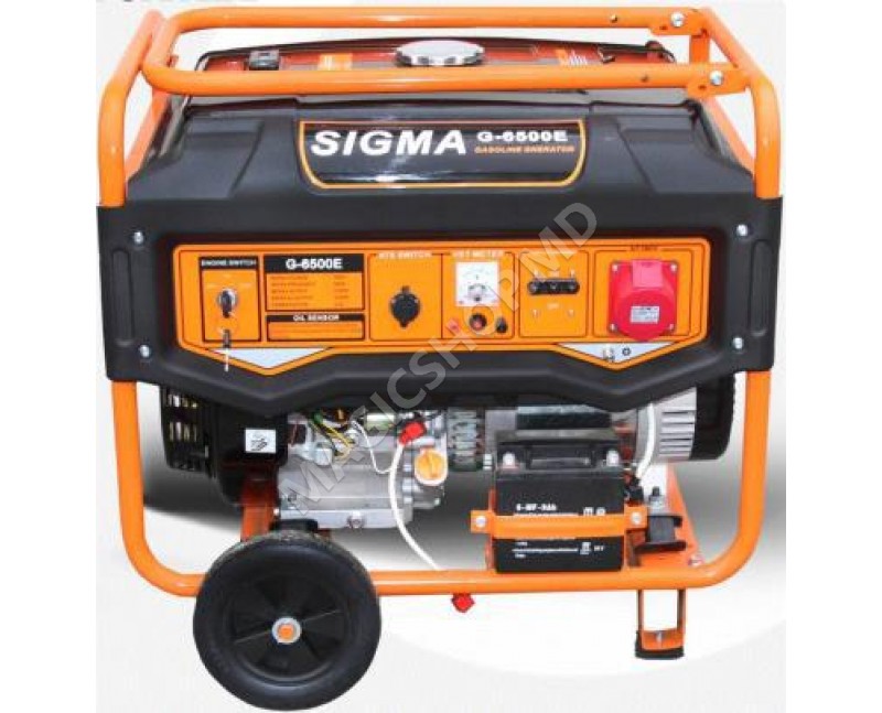 Generator pe benzina SIGMA 6500W + ATS