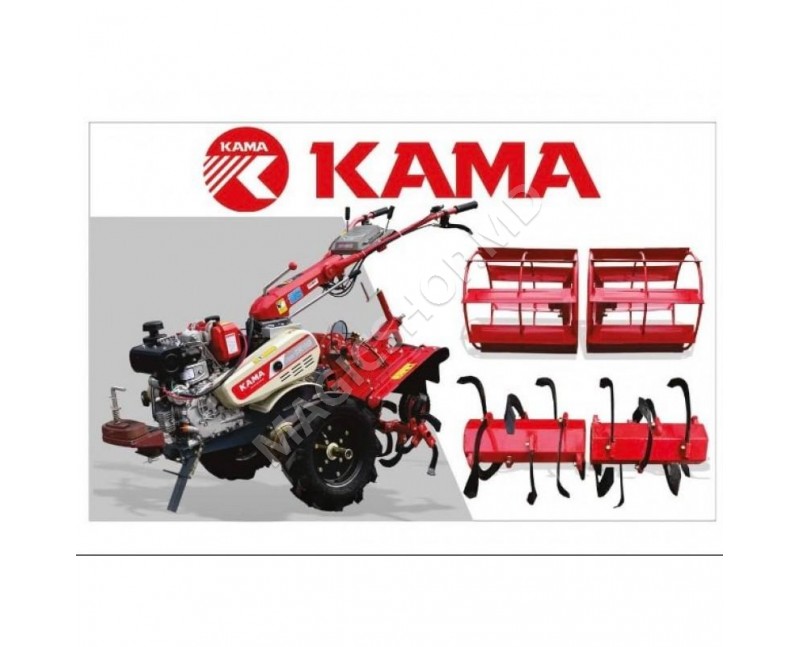 Mотоблок KAMA KDT-910CE (электрический старт)