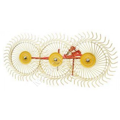 Grebla tip Soare cu 3 roti; cu 4 tori 