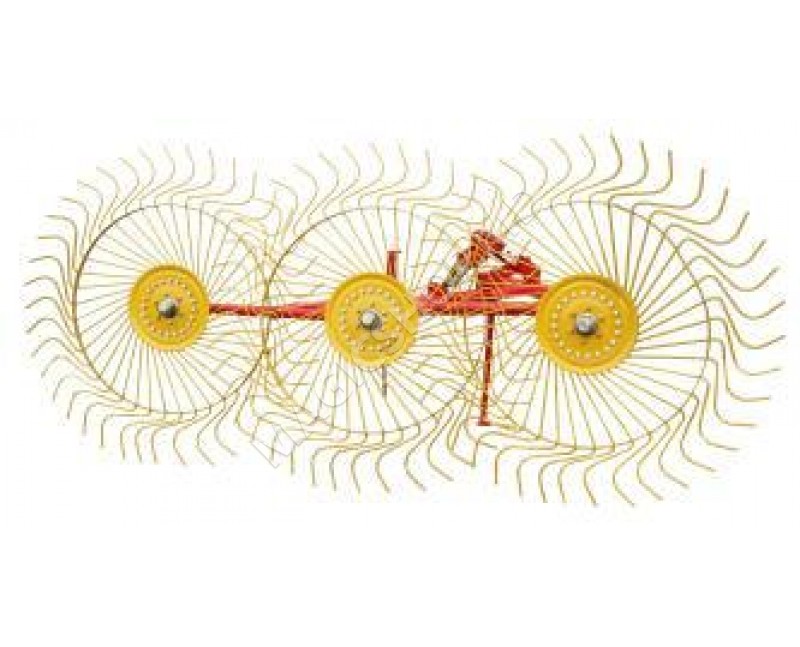 Grebla tip Soare cu 3 roti; cu 4 tori 