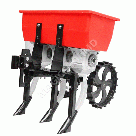 Semanatoare 2 rinduri motocultor porumb