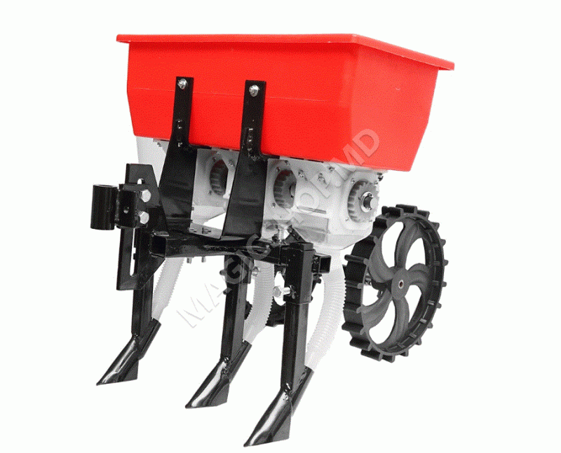Semanatoare 2 rinduri motocultor porumb
