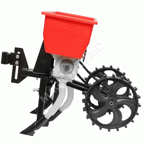 Semanatoare 2 rinduri motocultor porumb