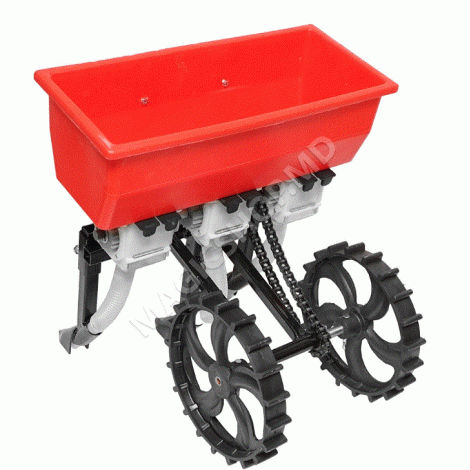 Semanatoare 2 rinduri motocultor porumb