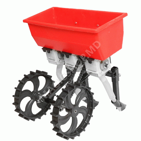 Semanatoare 2 rinduri motocultor porumb