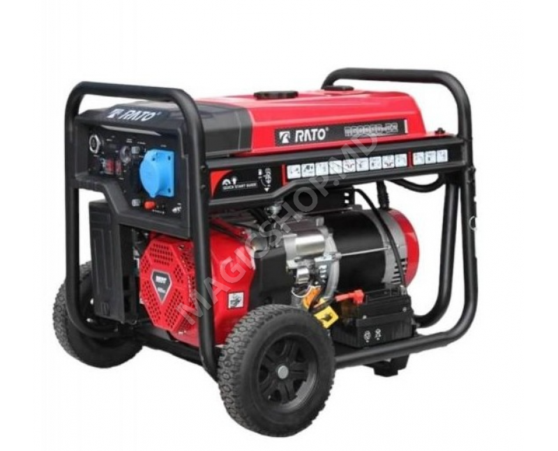 Generator pe benzina RATO R6000D-B2, 6,5 KW (pornire electrica/manuala)