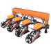 Semănătoare 4 rânduri pentru minitractor, cu distribuitor de îngrășăminte