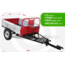 Remorca pentru motocultor 1-1.4m 750kg