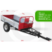 Remorca pentru motocultor 1x1.8m 1000kg