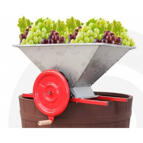 Zdrobitor manual mediu INOX BC-S1, role AL