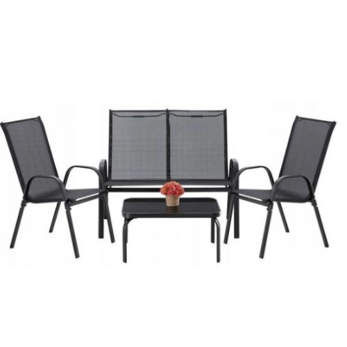 Set de grădină bancă, 2 scaune și masă NEO 6397