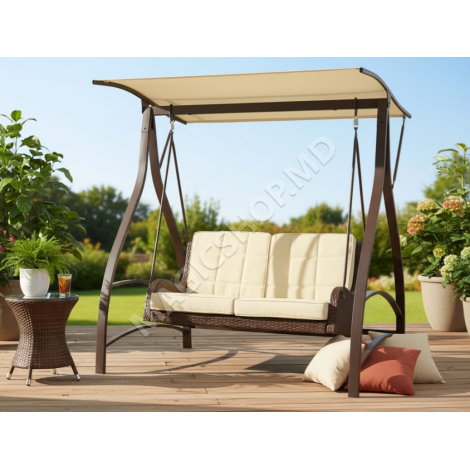 Balansoar de grădină cu copertină KRE3132