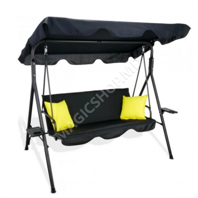 Balansoar cu suporturi pentru pahare KRE9689 Negru; Gri; Albastru