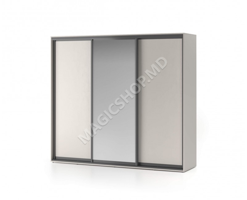 Dulap glisant OSLO 1 oglindă 240 cm Dulap glisant OSLO 1 oglindă 240 cm