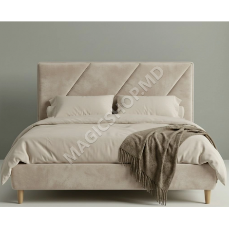 Двуспальная кровать Stefania 6, 160x200 см