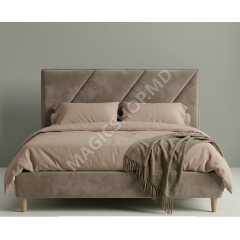 Двуспальная кровать Stefania 6, 160x200 см