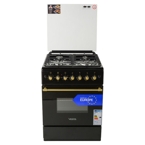 Aragaz combinat Vesta GC-E6060iCT/RBL