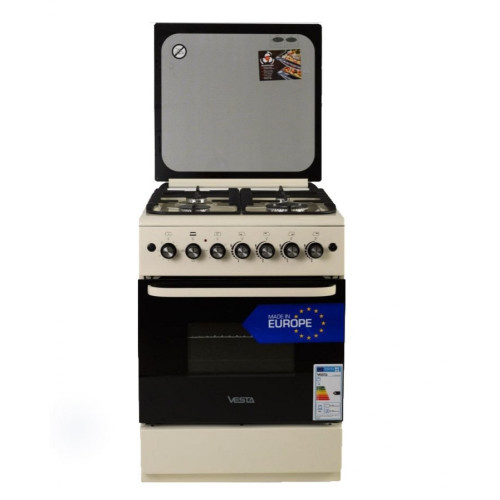 Aragaz combinat Vesta GC-E6060iCTg/BE
